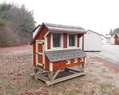 4X6 LP CHICKEN CONDO AT PINE CREEK STRUCTURES IN YORK, PA.