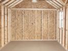 10x16 Victorian Deluxe Style Storage Shed Interior
